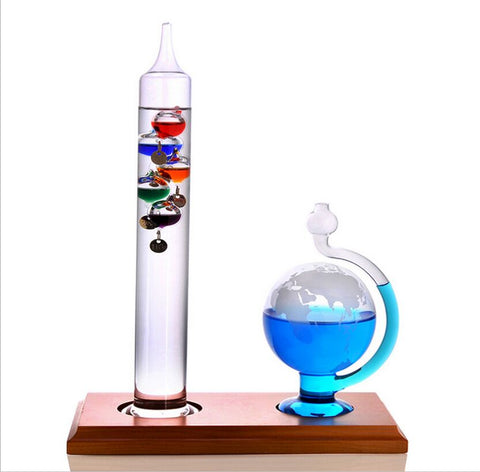 Galileo Thermometer & Barometer Weather Forecast