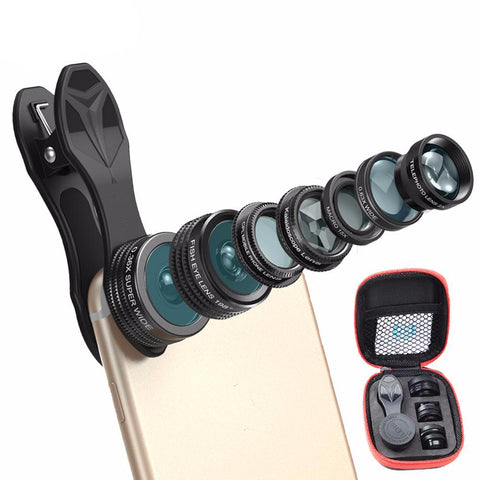 7 in 1 Phone Camera Lens Clip Kit