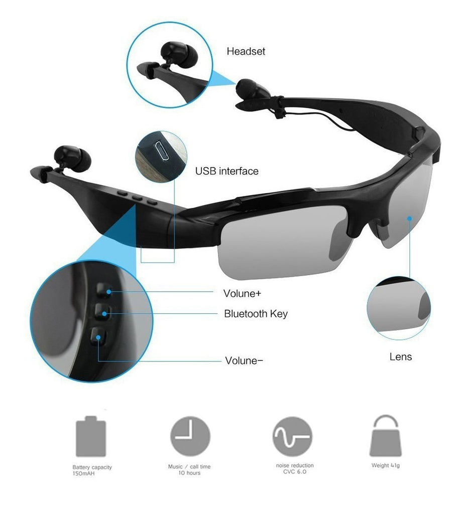 Smart Bluetooth Outdoor Sunglasses